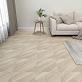 generico vidaxl listoni pavimenti adesivi 20 pz in pvc 1,86 m² beige a strisce (5,32 kg)-articoli di ferramenta