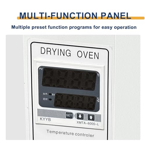 Healthible Lab Oven - 800W Laboratory Industrial Oven,42L Laboratory Constant Temperature Blast,Digital Lab Thermostatic with Stainless Steel Liner and Blower Systems,Rt+10~250℃ - Thumbnail 3