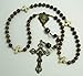 DivinejewelsbyBarb Handmade Eastern Orthodox Rosary, Greek Chotki, Made with Tiger Eye Gemstones & Bronze Tone Crucifix