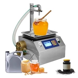 Quantitative Viscous Liquid Filling Machine | Filling Volume 20ml-10000ml | Automatica Honey Filling Machine Tahini Glue Liquid Paste Cosmetic Cream Filling Machine,Flow Rate(MAX) 15L/min