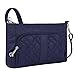 Travelon Women's Anti-Theft Signature E/w Slim Shoulder Bag, Lush Blue, One Size