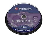  Verbatim – 5 x DVD R DL (8 cm) – 2.6 GB 2,4 x – medios de almacenamiento