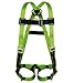 Miller Python P950 Green Custom Vest-Style Back Padding Body Harness - Duraflex Webbing - 612230-09189 [PRICE is per EACH]