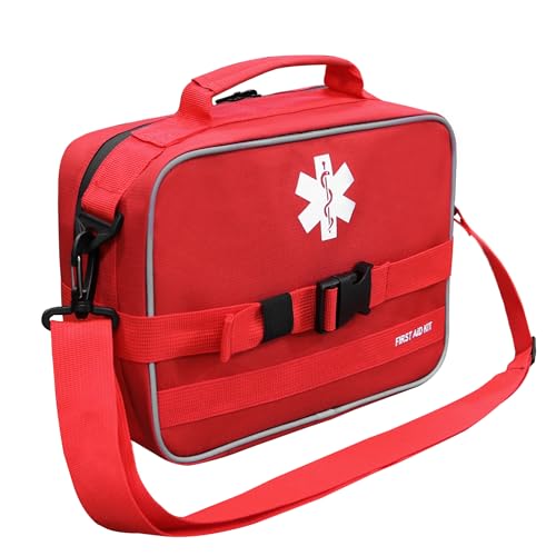 First Aid Bag Empty, Survival Kit, First Aid Kit for Home, Large Medical Emergency Kit Bag, Molle Medical Pouch for Car, Camping, Travel, Outdoor Spor