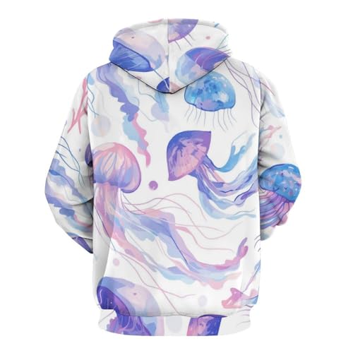 Pullover méduse violette confortable pour affronter la fraîcheur - 4