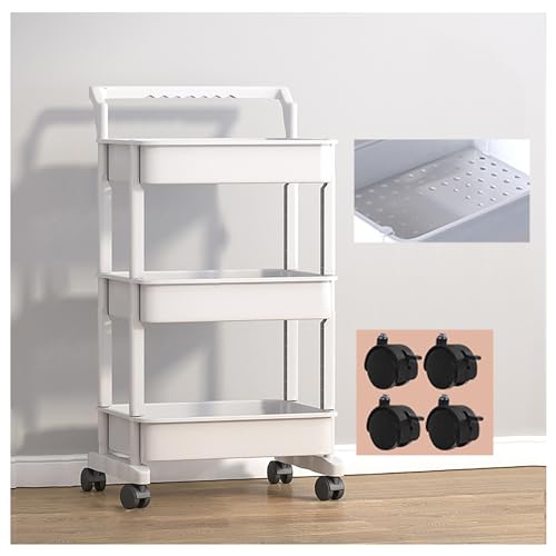 Étagère mobile avec roulettes pour optimiser les petits espaces de vie