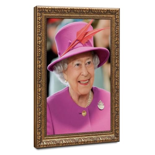 Impression sur toile Reine Elizabeth II grand format pour habiller vos murs de salon