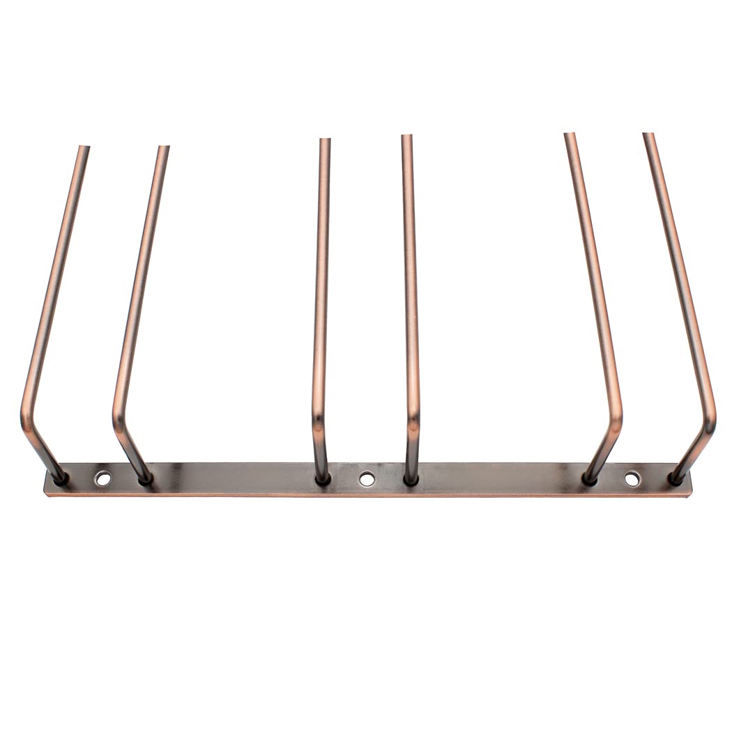 Porte Verres Gobelet Suspendu En Acier Rangement De L'armoire 3 Fentes En Acier Durable