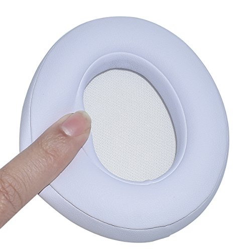 Studio 3.0 Replacement Earpads Studio 2.0 Ear Pad Cushion Cover Compatible with Monster Beats by Dr.Dre Studio2.0 Studio3 Wired Wireless Headphones (White) miniatura 3