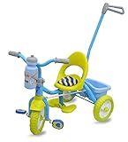 Fun Ride FunRide Tricycle For Kids - 2-in-1 Viva Deluxe Tri-Cycle with Sipper, Removable Parental Control Handle For 1-4 Years (Upto 25 Kg, Green)