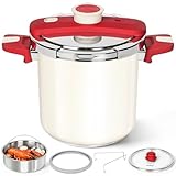 MICHELANGELO 8.5 Quart Stainless Steel Stovetop Pressure Cooker, 3-in-1 Pressure...