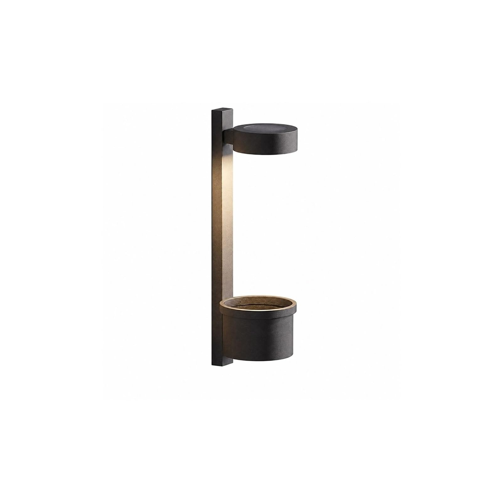OZBMA Black Stainless Steel LED Hardwired Wall Lantern, Modern Outdoor Lamp, Waterproof Exterior Sconce, Porch Lighting Fixtures for Balcony Front Door Entryway Backyard Threshold