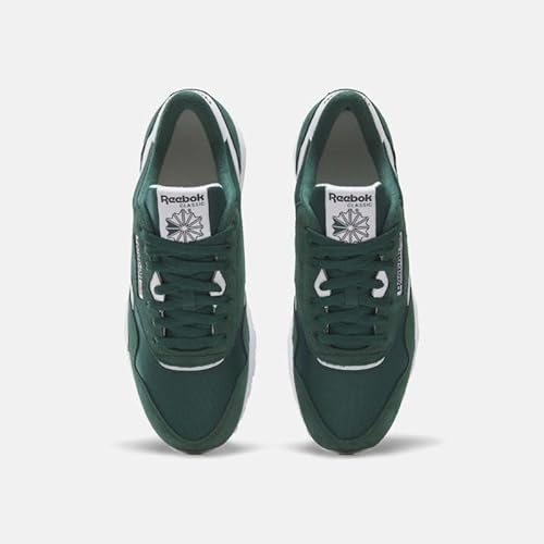 Reebok Reebok Men's Classic Nylon Trainers, Collegiate Green Collegiate Green White, 6.5 US