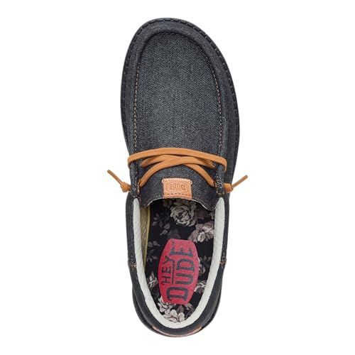 Image of HEYDUDE Wally Funk Denim Black Size 10