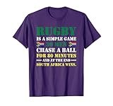 Rugby is A Simple Game South Africa Rugby T-Shirt
