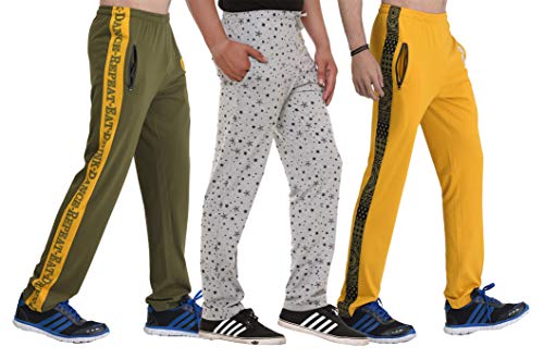 Image of SHAUN Men's Regular Fit Cotton Trackpant (631MN3 XGY Multicolour S)
