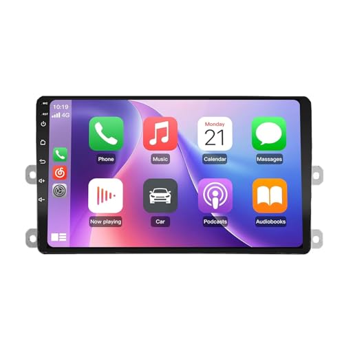 Car Audio pour Toyota Highlander 4 XU70 2019-2021 Android 15 9 Pouces Écran Tactile avec Mirror Link Rear View Camera SWC pour, 8 Core 6G+128G