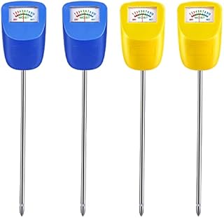 TFTEK Soil moisture meter, plant hygrometer, water monitor tester, for garden, flower pots, lawn, 4 Pack