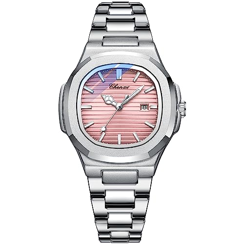 Montre Lumineuse Tiong en Acier Inoxydable - L'Élégance Étanche au Féminin