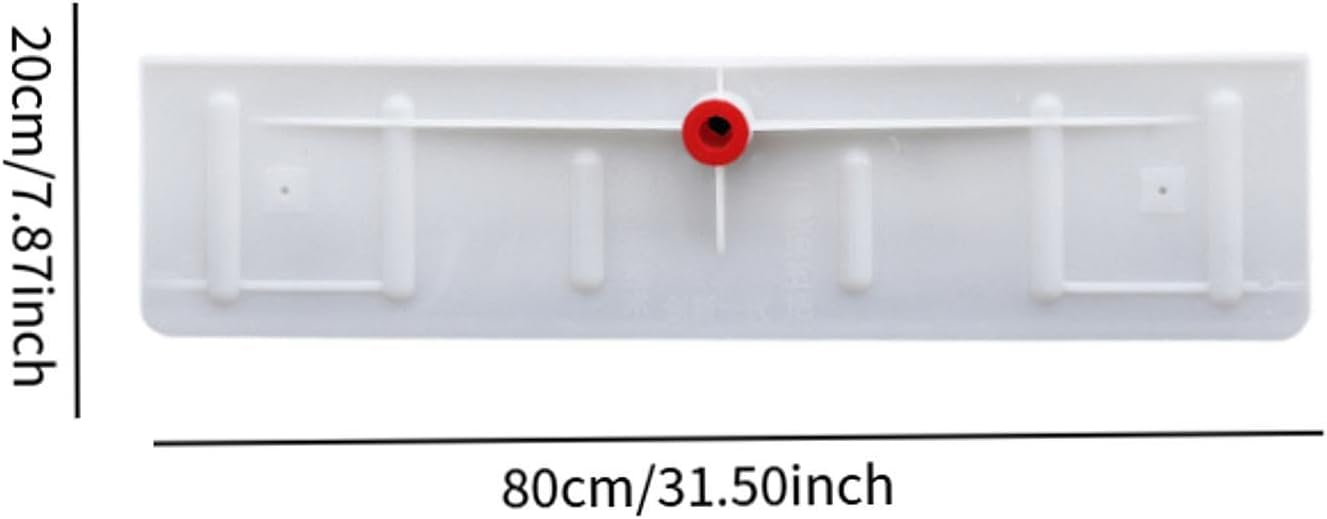 Extendable Snow Shovel with 2m to 4m Adjustable Handle, Lightweight Snow Pusher and Roof Rake for Winter Snow Removal on Farms and Homes- Type C