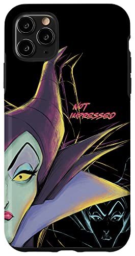 Coque iPhone 11 Pro Max Disney Villains Maleficent au design rigide et bordures surélevées