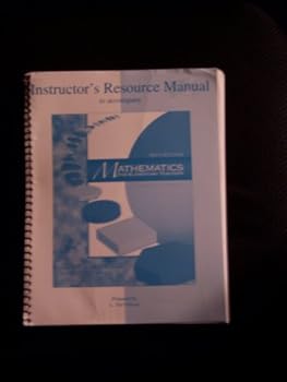 Paperback Instructor's Resource Manual to Accompany Mathematics for Elementary Teachers Book