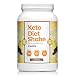 Keto Diet Shake with 70:20:10 Ratio Keeps You In Ketosis-Perfect For Low Carb High Fat Lifestyle - Less than 3g Net Carbs per Serve - Vanilla Flavor - 30 Servings