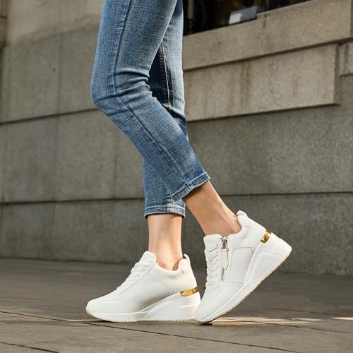 Image of High Heel Wedge Sneakers for Women