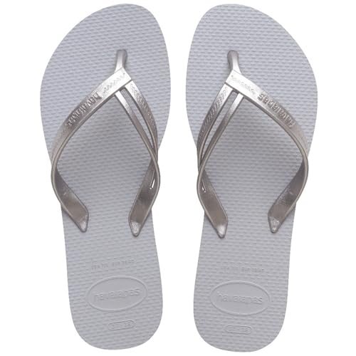 Havaianas - Elegance, Chanclas Elegantes, Duraderas y Cómodas, con Tiras Elegantes y Suela Antideslizante, Mujer