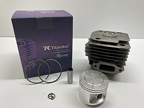 Hyway Big Bore CYLINDER KIT Fits Husqvarna 372XP 52MM Titanium Black Silver