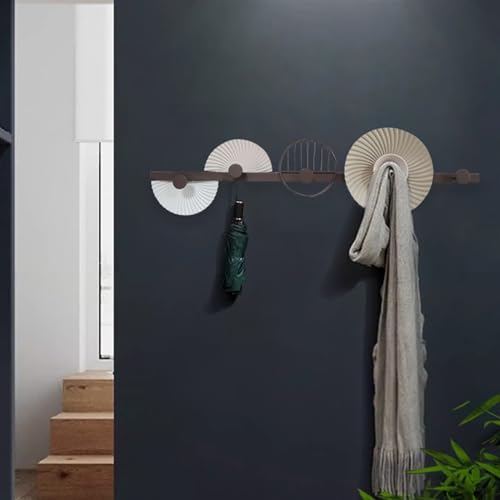 Estantes almacenamiento creativos y ganchos de ropa simples 7