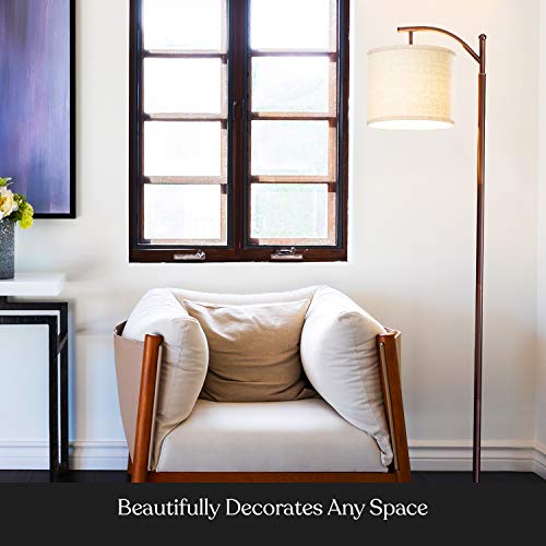 Brightech Montage (Plugue dos EUA) – Lâmpada de chão para quarto e sala de estar – Luz de leitura co