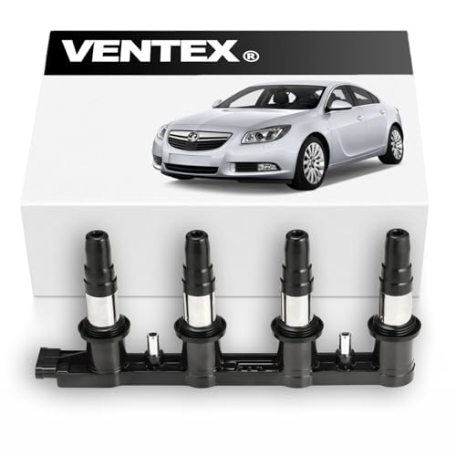 VENTEX® Ignition Coil Pack VXS1702 Compatible with Vauxhall Insignia 1.8 Astra 1.6 Turbo 7-Pin