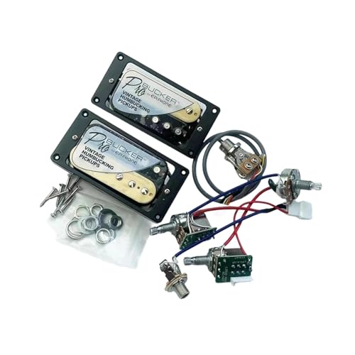 Micros Humbucker guitare électrique Alnico 5 polyvalents avec câblage push pull à 3 options