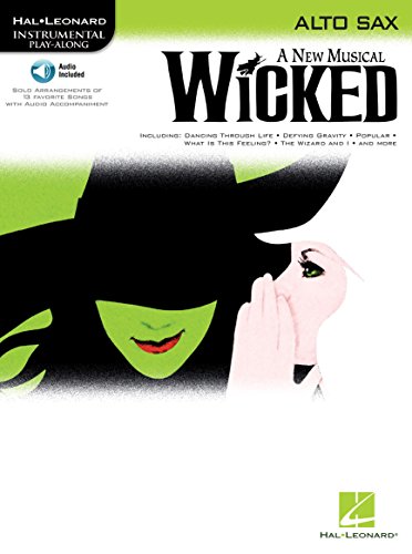 Wicked - Instrumental Play-Along for Alto Sax (Book/Online Audio)