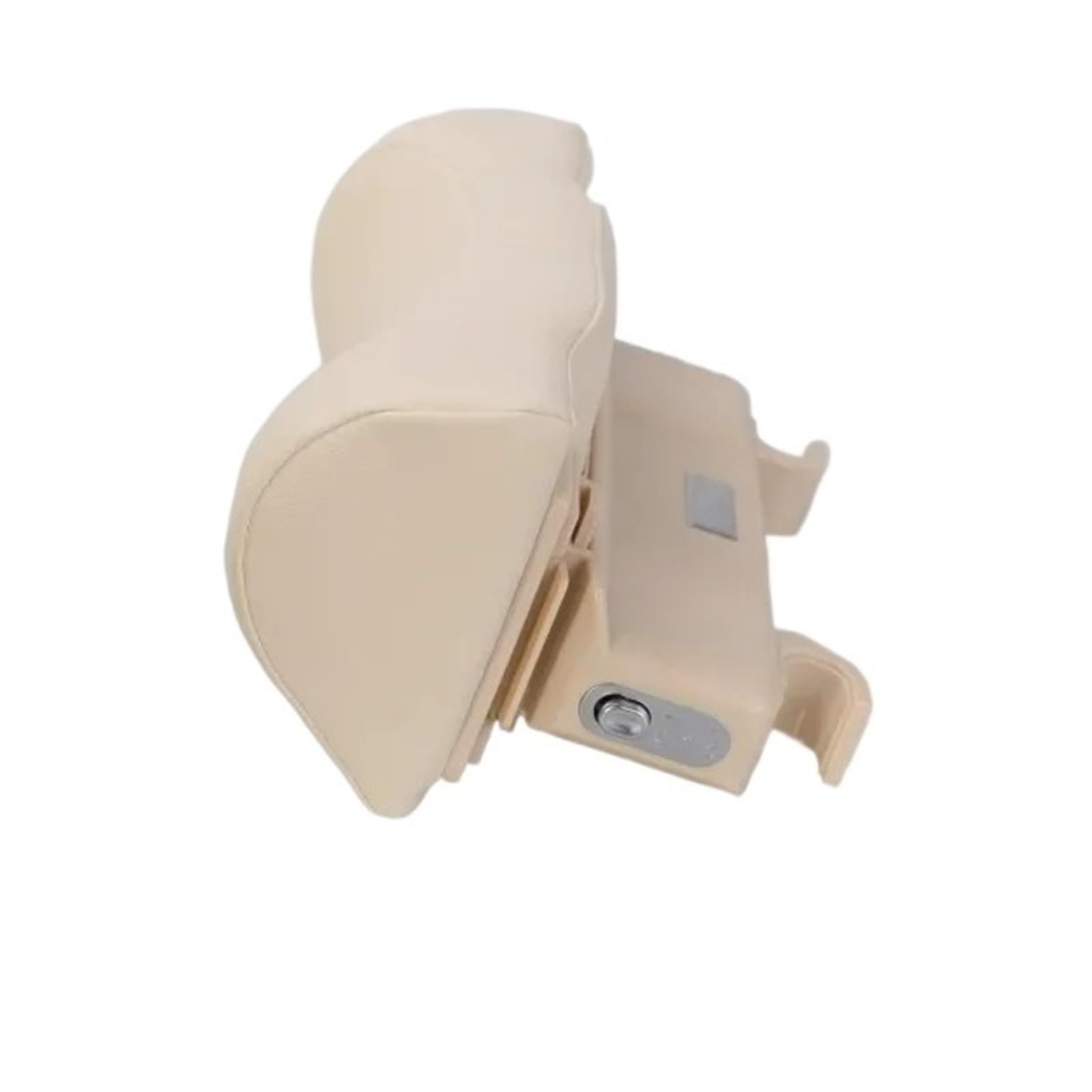 Poduszka zagłówkowa do samochodu z zamszu, wielofunkcyjna, regulowana, z podpórką pod głowę i zagłówek, uchwyt na telefon Car Seat Headrest(Beige)