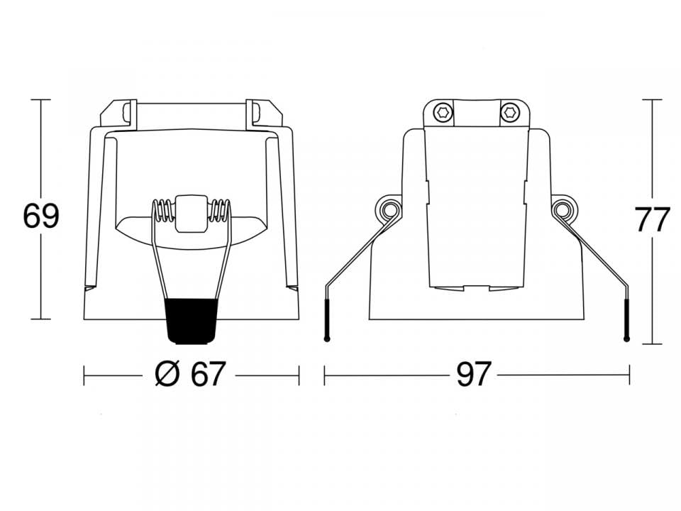 STEINEL Rilevatore di movimento e rilevatore di presenza da incasso a soffitto PD-24 ECO COM1 – bianco (087852)