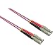 Produktbild ROLINE LWL-Kabel Duplex 50/125µm OM4, LSH/LSH, LSOH, violett, 1 m