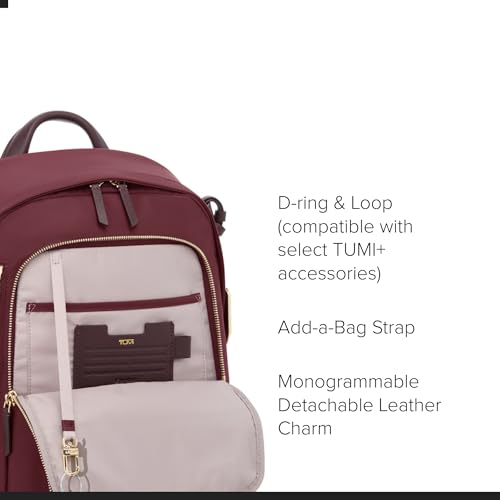 Image of Tumi Womens Halsey Backpack Wine One Size