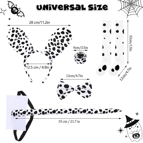 Disfraz completo de dálmata para niños talla L miniatura 2