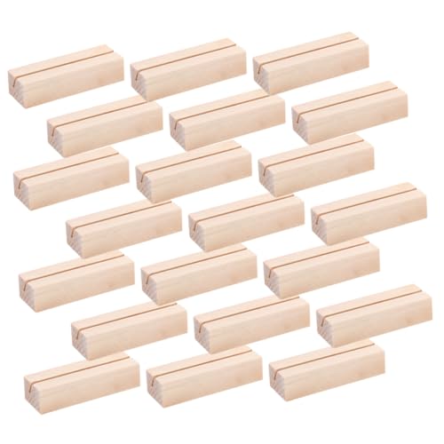 FUTUREORYY 24piezas Soporte Para Tarjetas y Recetas Porta Cartas De Tarot Madeja De Madera