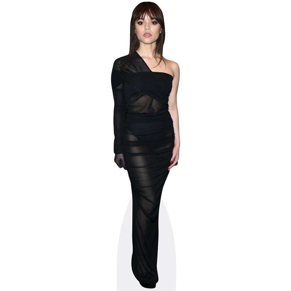 Jenna Ortega (Black Dress) Mini Size Cutout
