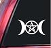 Triple Goddess White Vinyl Decal Sticker