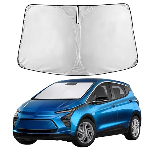 Image of EcoNour Windshield Sunshade Compatible for Chevrolet Bolt 2017-2023 2024 2025, Sun Visor for Front Windshield & Window Sun Shade Cover, UV Heat Blocker & Protector, Car Accessories