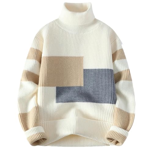 Sweaters Men Winter Korean Style Mens Casual Turtleneck Warm Sweater Mens Sweaters Men's Pullovers Male