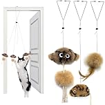 Aidiyapet Cat Toys for Indoor Cats Adult, Interactive Catnip Toy with Crinkle, Self-Play Chasing Exercise Entertain Cat Toy - for Hunting Exercising Eliminating Boredom, All Breed Sizes