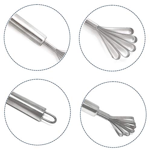 Honbay 2Pcs Stainless Steel Coconut Meat Scraper Fish Scaler Remover For Kitchen #TOP4