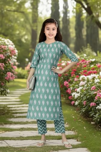 Image of Girls Girls Kurta Set