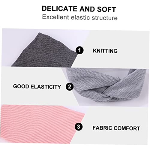 Angoily 5 Unidades tiaras para crianças headwrap de nylon nó faixas de cabelo laço de cabelo bandana