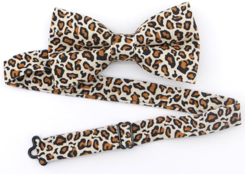 Image of OCIA Cute Pattern Pre-tied Bow Tie Adjustable Bowties for Adult & Children